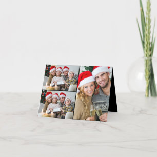 Design Your Own 3 Photo Collage Holiday Card