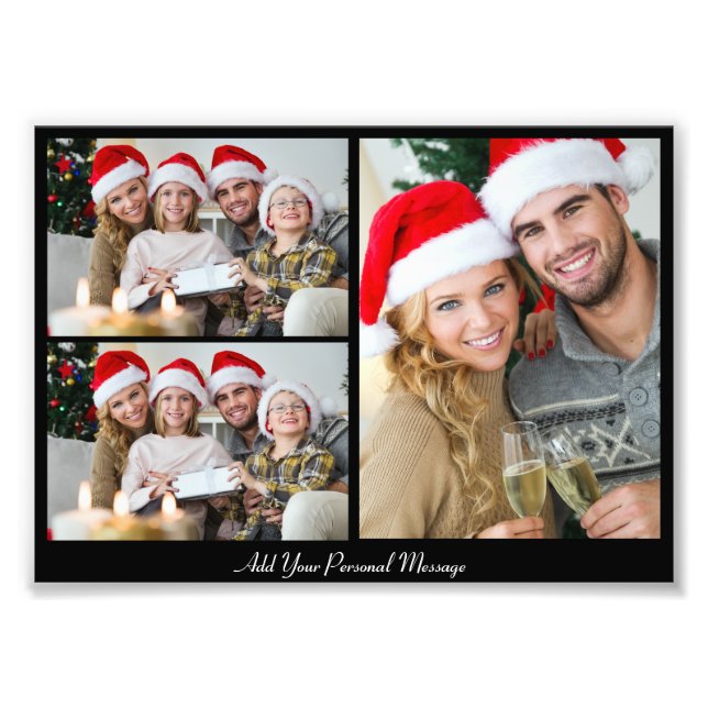 Design Your Own 3 Photo Collage Print (Front)