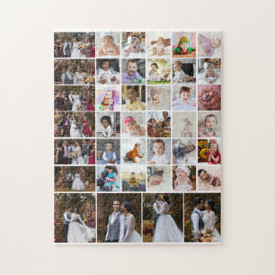 Design Your Own 40 Photo Collage Jigsaw Puzzle