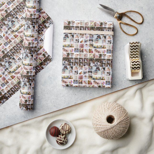 Design Your Own 40 Photo Collage Wrapping Paper (Crafts)