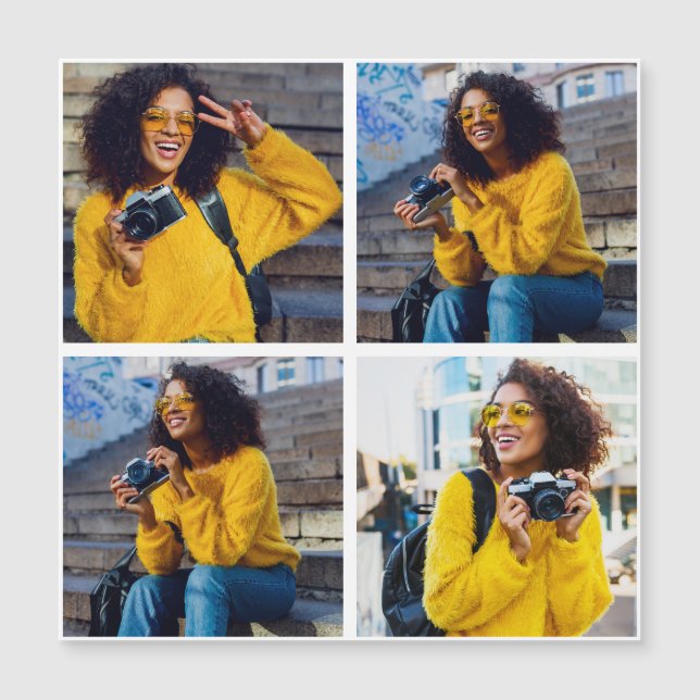 Design Your Own 4 Photo Collage (Front)