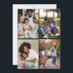 Design Your Own 4 Photo Collage Announcement<br><div class="desc">Customise your photography. You can make this custom product for special occasions like weddings,  birthdays,  Christmas,  Holidays,  Memorials,  Graduation,  Anniversaries and more. It can also be given as a gift to your best friend,  close friend,  family,  and relatives.</div>