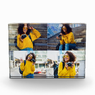 Design Your Own 4 Photo Collage Block