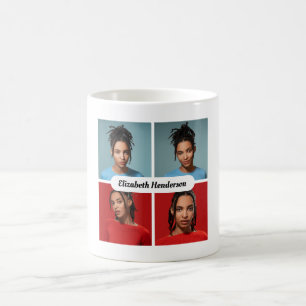 Design Your Own 4 Photo Collage Coffee Mug