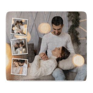 Design Your Own 4 Photo Collage Cutting Board