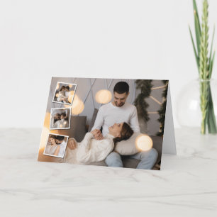 Design Your Own 4 Photo Collage Holiday Card