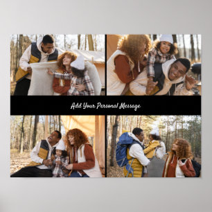 Design Your Own 4 Photo Collage Poster
