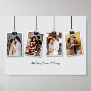 Design Your Own 4 Photo Collage Poster