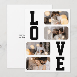Design Your Own 4 Photo Collage Thank You Card