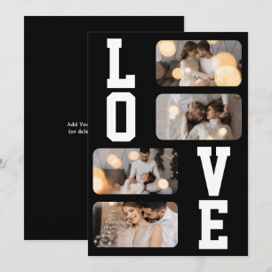 Design Your Own 4 Photo Collage Thank You Card
