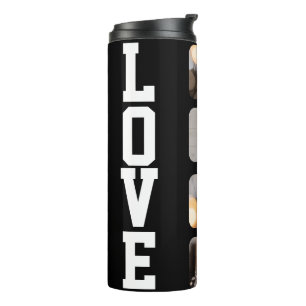 Design Your Own 4 Photo Collage Thermal Tumbler