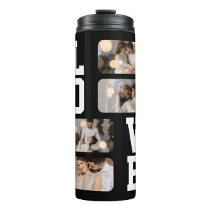 Design Your Own 4 Photo Collage Thermal Tumbler