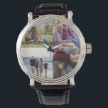 Design Your Own 4 Photo Collage Watch<br><div class="desc">Design Your Own 4 Photo Collage Watch</div>