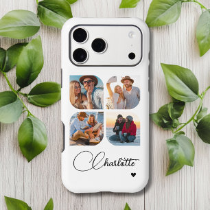 Design Your Own 4 Photo Personalised Name