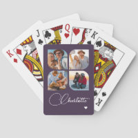 Design Your Own 4 Photo Personalized Name