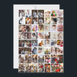 Design Your Own 50 Photo Collage Announcement<br><div class="desc">Customise your photography. You can make this custom product for special occasions like weddings,  birthdays,  Christmas,  Holidays,  Memorials,  Graduation,  Anniversaries and more. It can also be given as a gift to your best friend,  close friend,  family,  and relatives.</div>