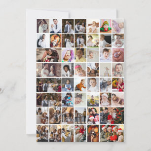 Design Your Own 50 Photo Collage Announcement