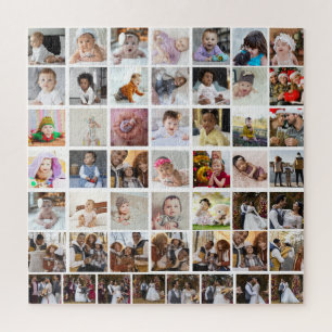Design Your Own 50 Photo Collage Jigsaw Puzzle