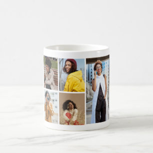 Design Your Own 5 Photo Collage Coffee Mug