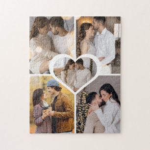 Design Your Own 5 Photo Collage Jigsaw Puzzle