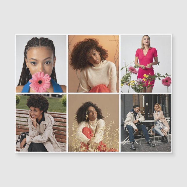 Design Your Own 6 Photo Collage (Front)