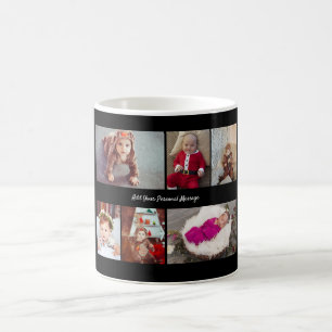 Design Your Own 6 Photo Collage Coffee Mug