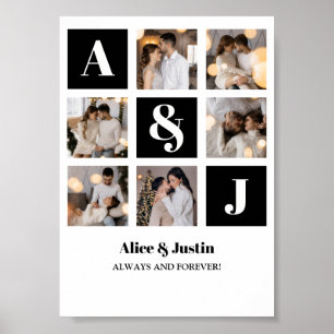 Design Your Own 6 Photo Collage Poster
