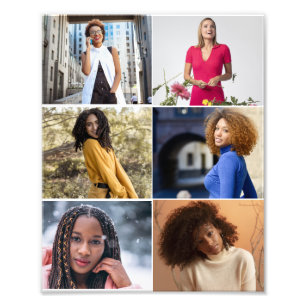 Design Your Own 6 Photo Collage Print