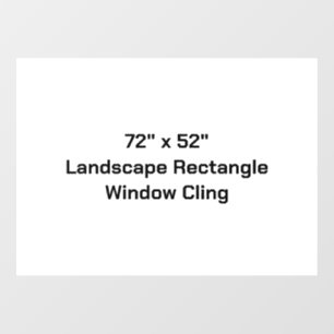 Design Your Own 72" x 52" Landscape Rectangle