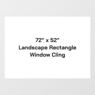 Design Your Own 72" x 52" Landscape Rectangle