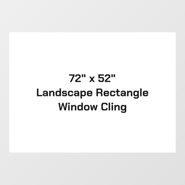 Design Your Own 72" x 52" Landscape Rectangle (Sheet)