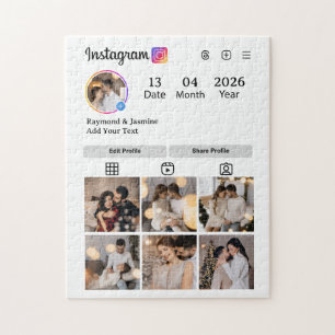 Design Your Own 7 Photo Collage Jigsaw Puzzle