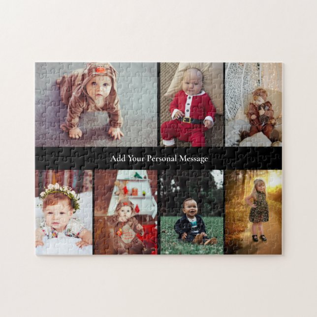 Design Your Own 7 Photo Collage Jigsaw Puzzle (Horizontal)