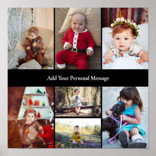 Design Your Own 7 Photo Collage Poster