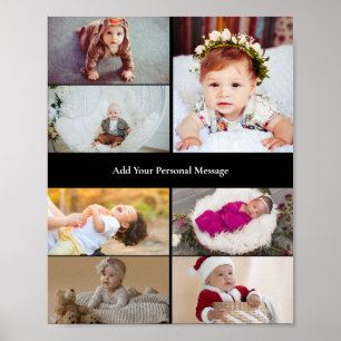 Design Your Own 7 Photo Collage Poster
