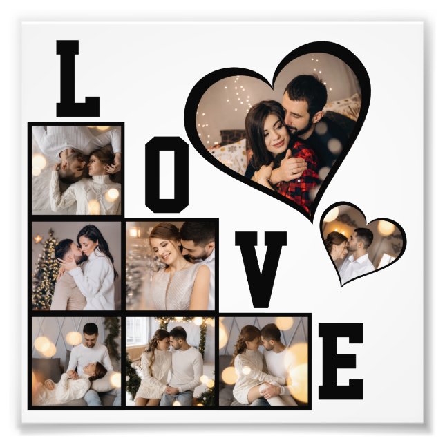 Design Your Own 8 Photo Collage (Front)