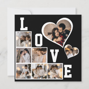 Design Your Own 8 Photo Collage Announcement