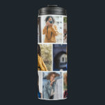 Design Your Own 8 Photo Collage Thermal Tumbler<br><div class="desc">Customise your own personal photography. You can make this custom product for special occasions like weddings,  birthdays,  Christmas,  Holidays,  Memorials,  Graduation,  Anniversaries and more. It can also be given as a gift to your best friend,  close friend,  family,  and relatives.</div>