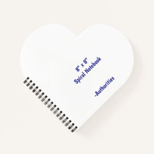 Design Your Own 8" x 8" Spiral Notebook