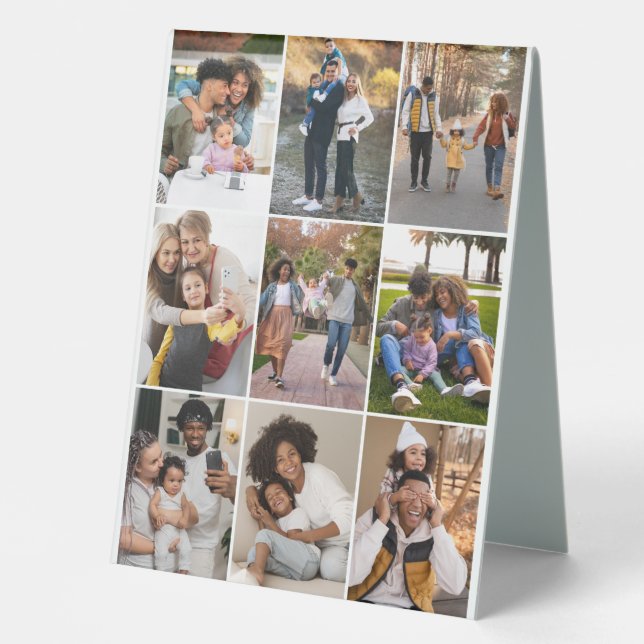 Design Your Own 9 Photo Collage (Front)