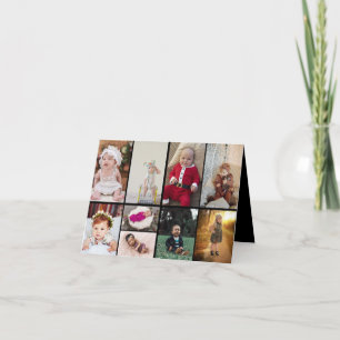 Design Your Own 9 Photo Collage Card
