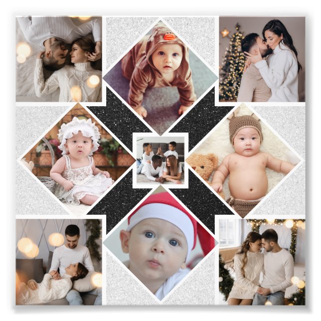 Design Your Own 9 Photo Collage Print (Front)