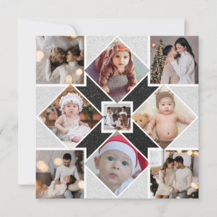Design Your Own 9 Photo Collage Thank You Card