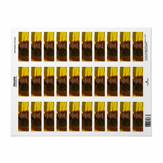 Design Your Own Address Labels (Full Sheet)