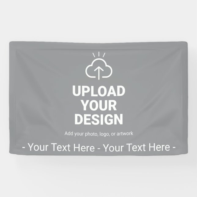 Design Your Own Artwork with Wording Banner (Horizontal)