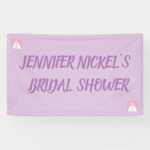 Design your own banners for BRIDAL SHOWER