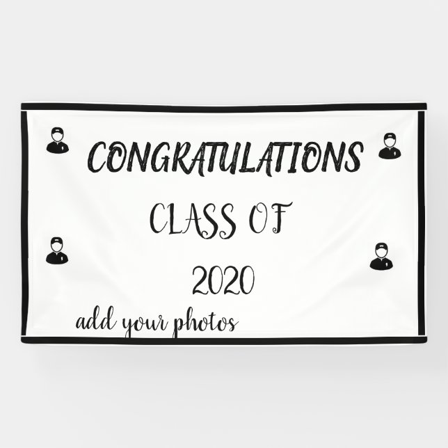 Design your own banners for graduation banner (Horizontal)