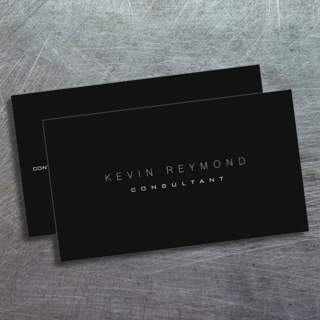 Design your own black pro standard business card (Creator Uploaded)
