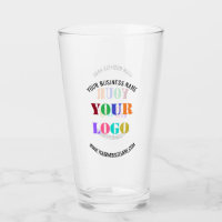 design Your Own Branded Logo Text Glass Template