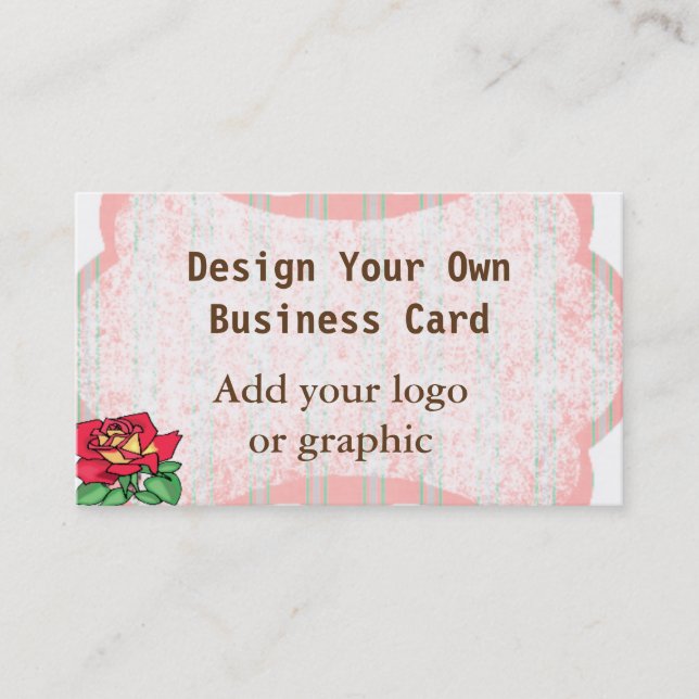 Design Your Own Business Card (Front)